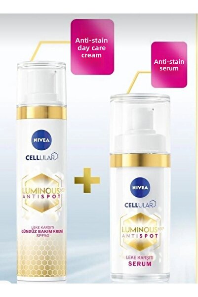 NIVEA لومينو 630 - كريم النهار ومصل البشرة 40 مل / 30 مل مضاد للعيوب