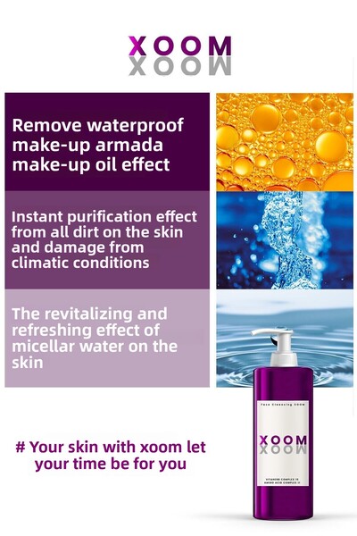 PROCSIN Xoom 3 in 1 (Cleaning Oil + Cleansing Gel + Micellar Water) Care and Cleansing Xoomu 150 ML