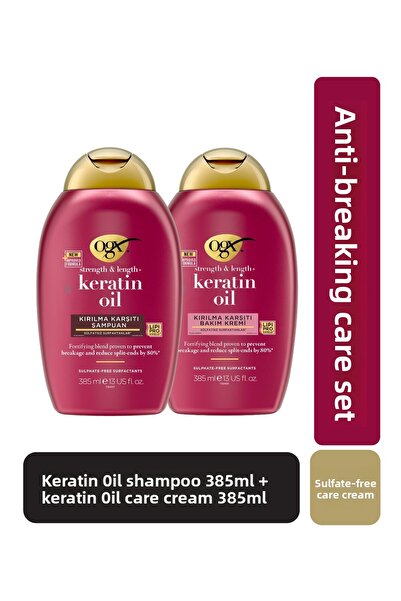 OGX Anti-Breakage Keratin Oil Anti-Breakage Shampoo + Conditioner