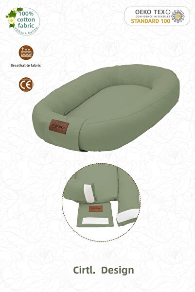 mordesign 0-3 Months Babynest Orthopedic Baby Bed, Mother's Side Baby Bed, Ergonomic Design, Small Deluxe Series