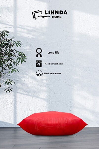 Linnda Home Roșu Puffy Nonwowen pernă