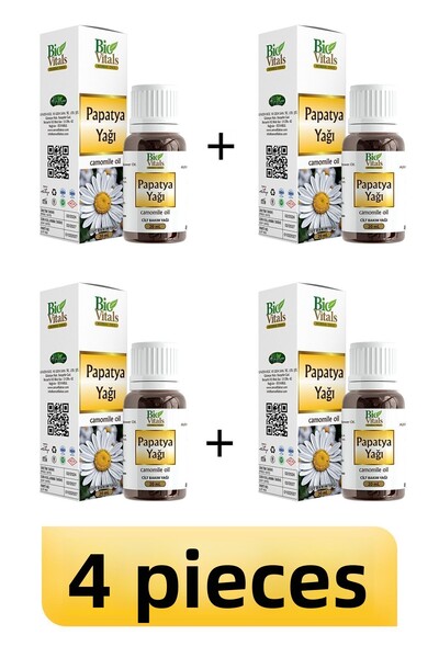 Bio Vitals 4 PCS Chamomile Oil - 20 ml