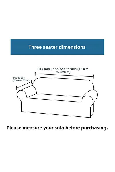 elgeyar Flexible Jacquard 3 Seater Sofa - Coffee Patterned, Skirtless