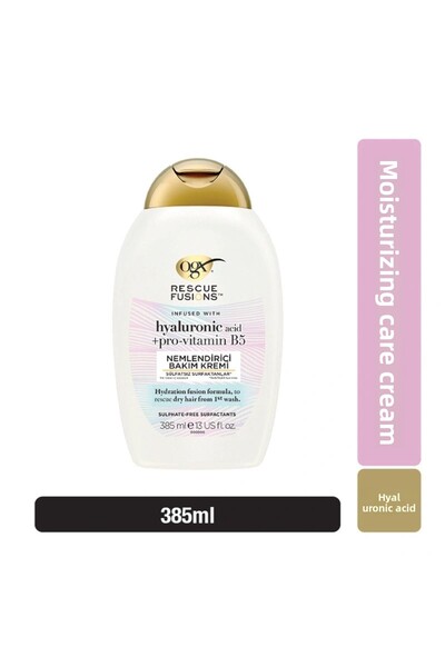 OGX Rescue Fusions Moisturizing Hair Care Cream Sulfate Free 385 ml