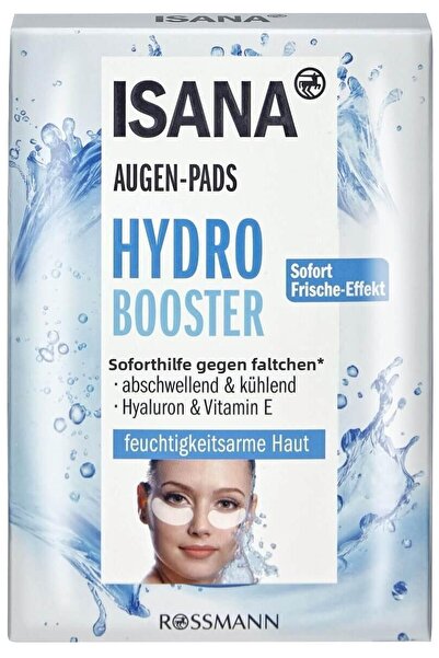 ISANA وسادة العناية بمحيط العين Hydro Booster مع تأثير ترطيب مكثف 6 × 2 عبوة