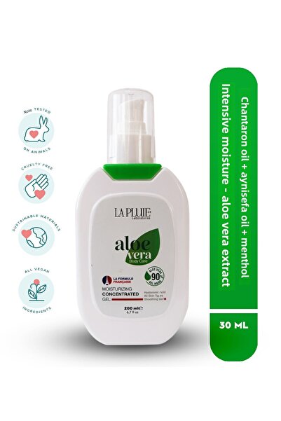 La Pluie Paraben-Free Aloe Vera and Hyaluronic Acid Gel - After-Sun Moisturiz...