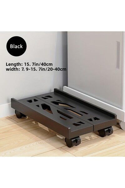 Choice حامل وحدة المعالجة المركزية المحمول القابل للتعديل باللون الأسود، حامل...