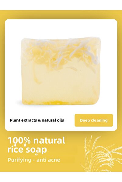 Zeynep Büyükbay 120 جرام صابون أرز طبيعي - ناعم ومنظف