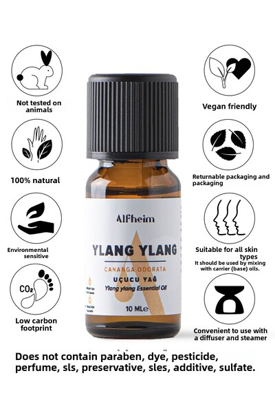 Alfheim زيت يلانج يلانج العطري للعلاج العطري - عطر