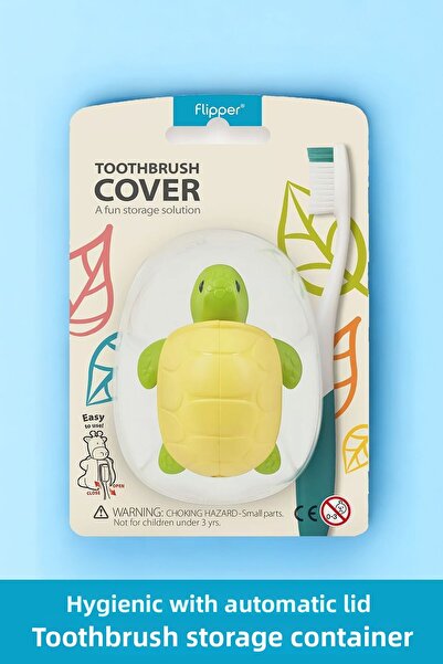 Flipper Hygienic Toothbrush - Storage Container and Turtle