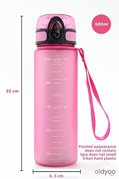 Lumie Tritan 500ml Bpa Fragrance - No Leakage Water Bottle, Motivational