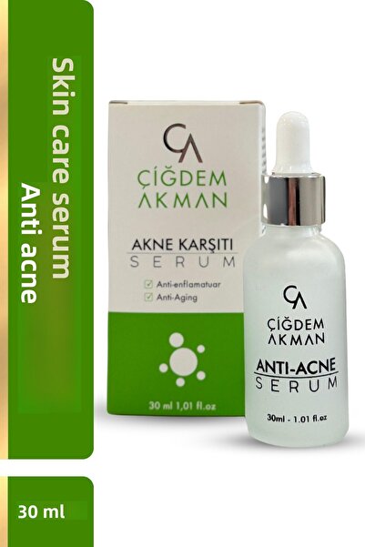 ÇİĞDEM AKMAN سيروم مضاد لحب الشباب - وسيروم فيتامين سي مضاد لحب الشباب 30 مل