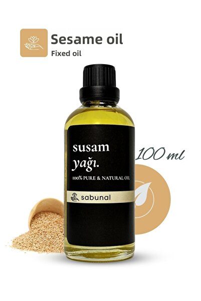 sabunal Sesame Oil 100 ml - Natural Oil Suitable for Skin and Hair Care