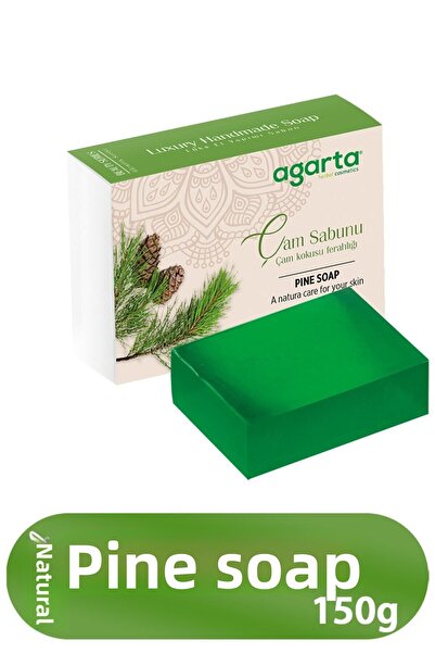 Agarta صابون الصنوبر الطبيعي المصنوع يدوياً 150 غرام