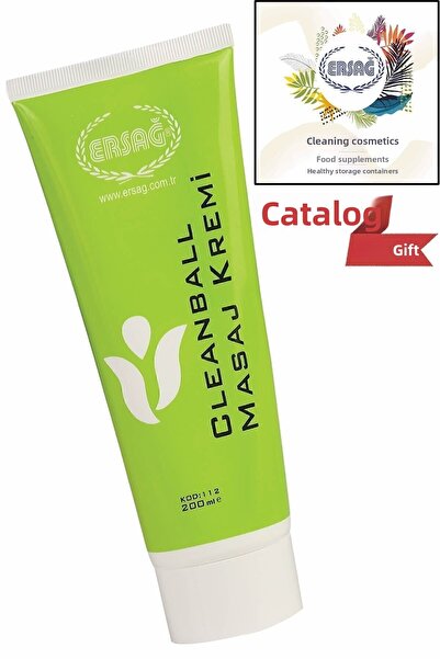 Ersağ Cleanball Massage Cream - 200 ml with Catalog Gift