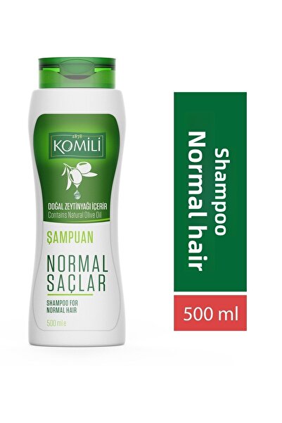 Komili شامبو نباتي أساسي - للشعر العادي، 500 مل