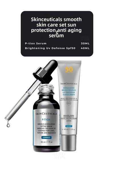 SkinCeuticals Smooth Skin Care Set 2 |   P-Tiox Serum 30 ml & Brightening Uv ...