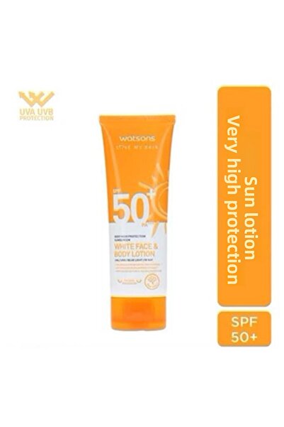 Watsons لوشن حماية عالية جدًا للوجه والجسم بمعامل حماية 50، 100 مل