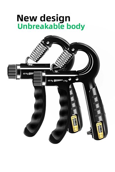 Lumisa Home 5-60 Kg Adjustable Hand Spring - Wrist Muscle Strengthening, Anti-Slip Vein Remover