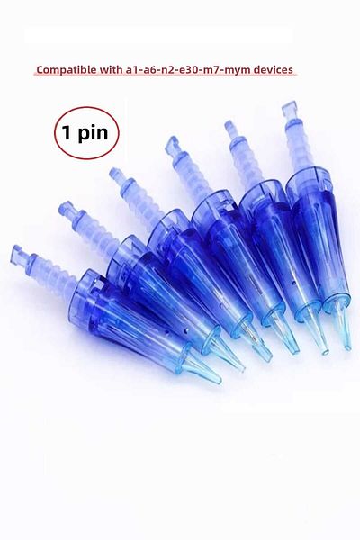 east medical DrPen 10 Pieces 1 Pin Needle Compatible with Dermapen A1-a6-e30-n2-m5-m7-mym Devices