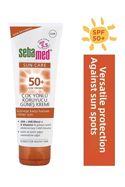 Sebamed واقي شمسي عالي الحماية من الشمس - فلتر UVA/UVB، فيتامين E، متعدد الاس...