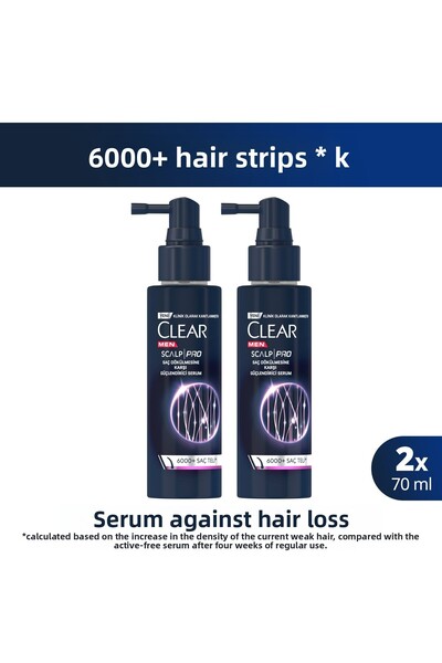 Clear Men Scalp Pro 70ml Strengthening Serum - Anti-Hair Loss