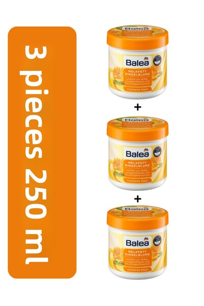 BALEA Melkfett Marigold Nourishing Tightening Skin Care Oil/Cream 3 Pieces 25...