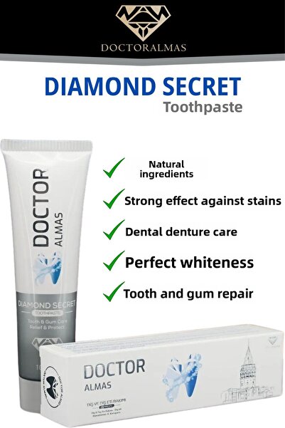 Doctor Almas Mür and Ratanya Extract |   Herbal Toothpaste |   Compatible wit...