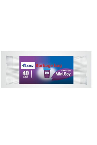 Generic Brand Saroz Mini Saci de gunoi - 40*45 cm, Pachet de 40