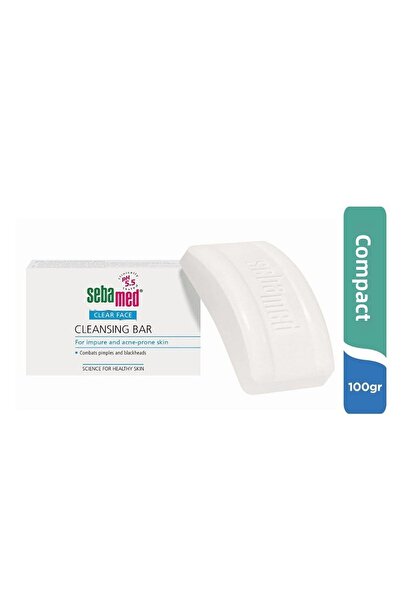 Sebamed صابون كلير فيس كومباكت لعلاج حب الشباب ومضاد لحب الشباب 100 غرام