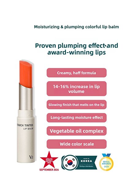 Village 11 Factory Village11 Factory Plumpang Color Lip Balm Sunny Peach-Mois...