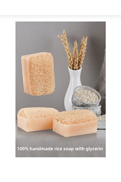 DOUXTOUCHE صابون مسحوق الأرز من ألياف اليقطين 130 جرام