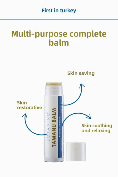 Botanivo Multipurpose Tamanu Balm |   Skin Recover, Repair, Soothing |   Organic Content |   5ml Stick