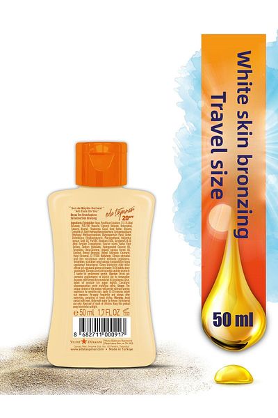 Eda Taşpınar Mini Travel Size - 50 Ml - White Skin Color Bronzer Spf20+