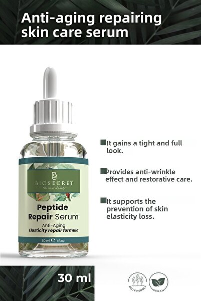 Biosecret مصل الببتيد (12% PEPTIDE 2% HYALURONIC 5% GINSENG 5% EQUINESIA) مضا...