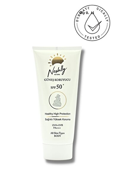 NESHLLY NATURAL Neshlly واقي من الشمس للجسم بمعامل حماية 50+ (200 مل)