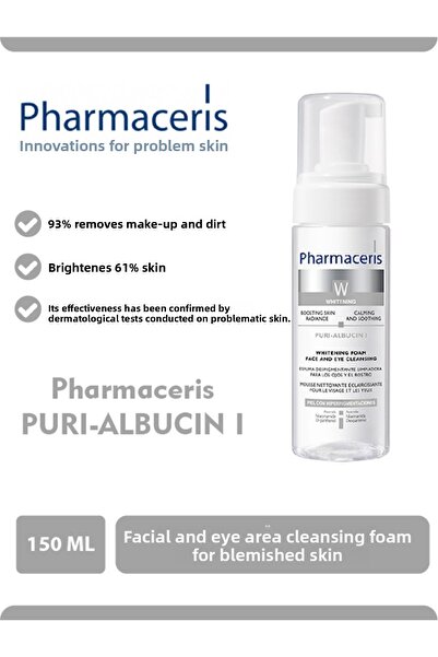 Pharmaceris Puri-albucin Blemish Lightening Facial Cleansing Foam 150 ml