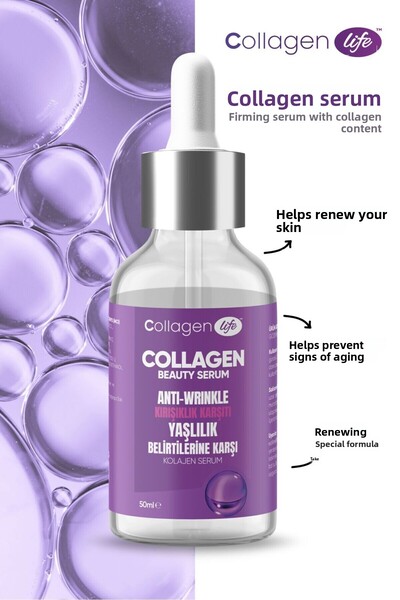 COLLAGEN LIFE 50 ml Collagen Serum - Age, Wrinkle and Brightening Moisturizer