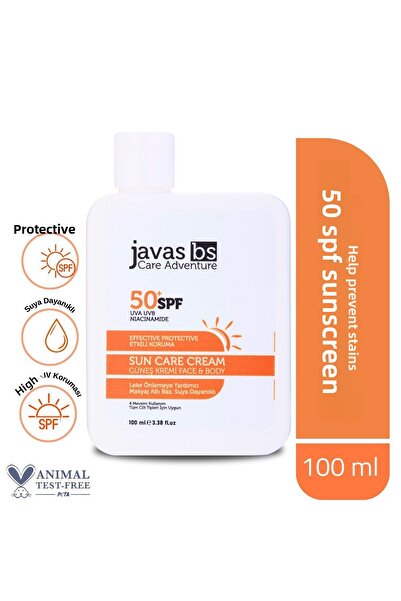 javas bs واقي من الشمس - للبشرة الدهنية والجافة والمختلطة والمشوهة، مقاوم للماء
