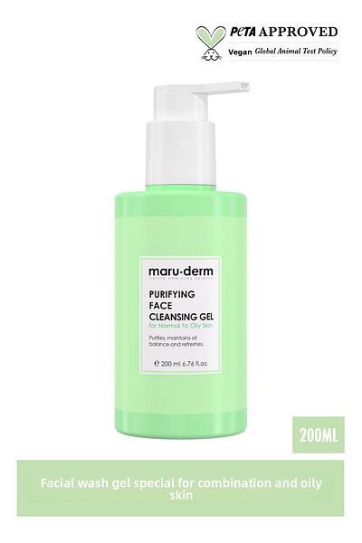 Maru.Derm Maruderm Salicylic Acid Facial Cleansing Gel Special for Combination and Oily Skin 200 ml