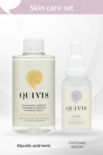 Quivis Pore ​​Tightening Care Set to Reduce Under-Eye Circles