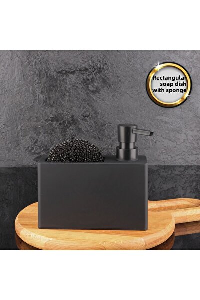 AROW Дозатор за течен сапун - правоъгълен с държач за гъба