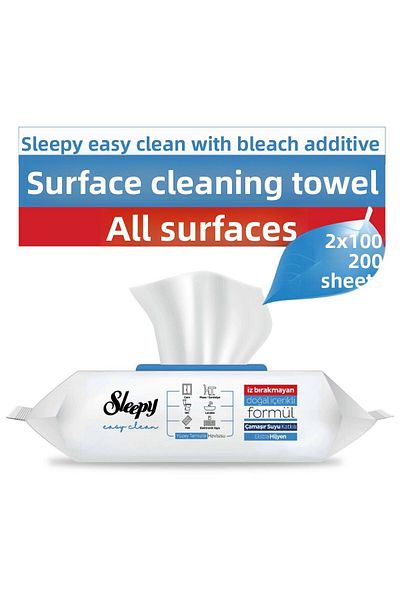 Sleepy Bleach Added Cleaning Towels 2 Pieces of 100
