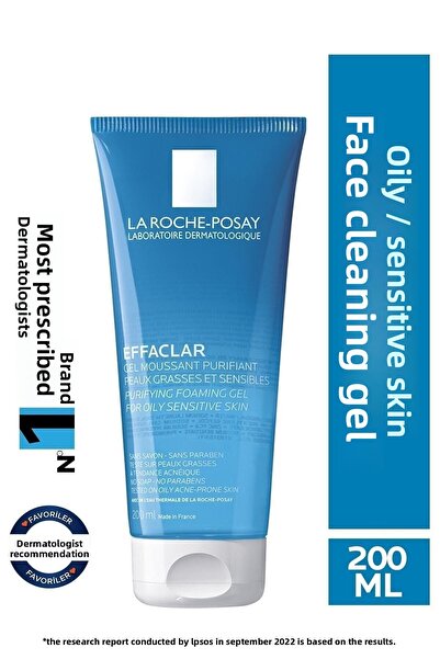 La Roche Posay جل إيفاكلار المنقي والموازن للبشرة الدهنية والحساسة 200 مل - /...