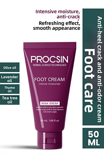 PROCSIN Anti-Heel Crack and Anti-Odor Foot Care Cream 50 ml