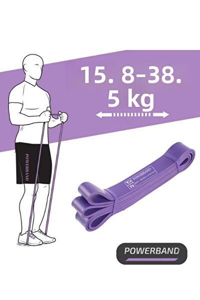 powerband Bandă de rezistență pentru cauciuc și bandă de exerciții violet X-h...