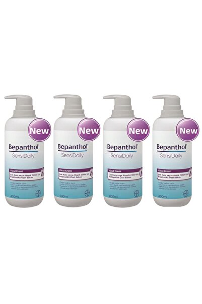 Bepanthol Sensidaily 4 Pieces Body Cream with Pump - 400 Ml