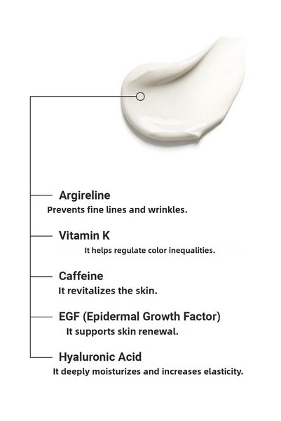 the newlab. Brightening and Anti-Aging Eye Cream (Argireline, Vitamin K, Caffeine, Egf, Hyaluronic Acid)