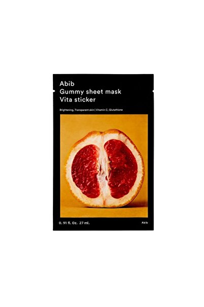 Abib Gummy sheet mask Vita sticker, 27ml, brightening effect