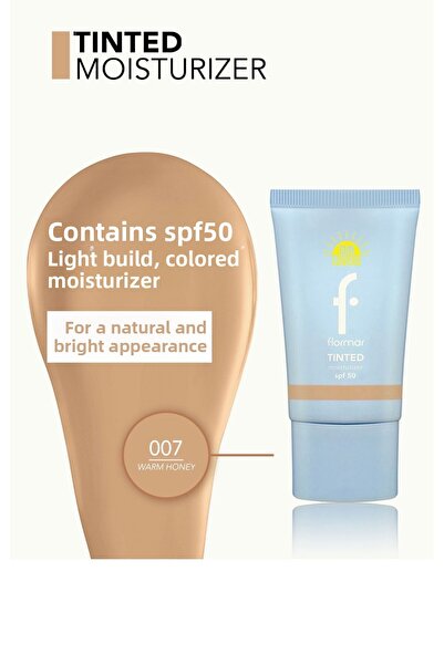 Flormar Tinted Mousturuzer Spf50 07 Colored Face Cream Sun